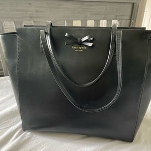 Kate Spade black tote bag